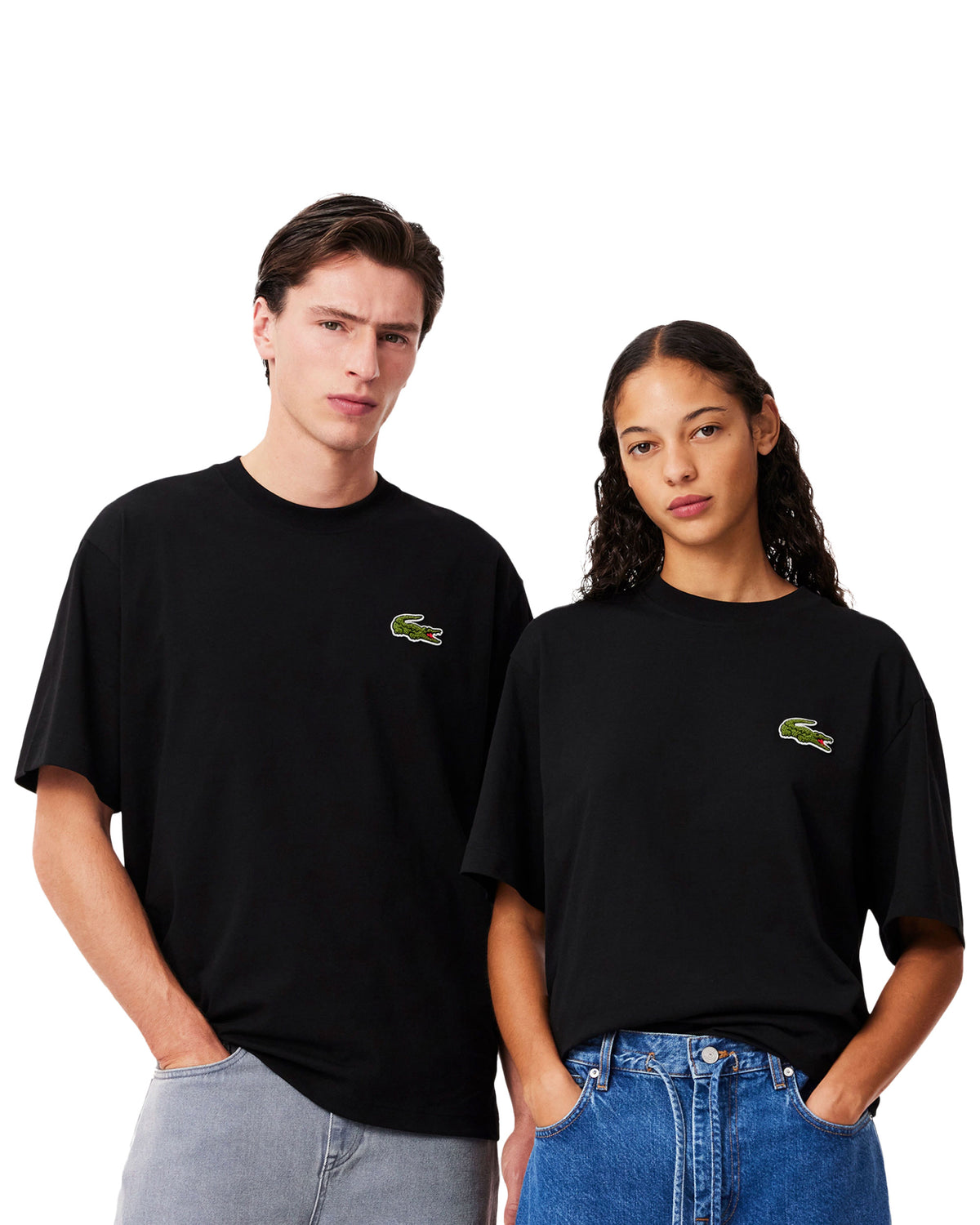 T-Shirt Lacoste Big Logo Nero