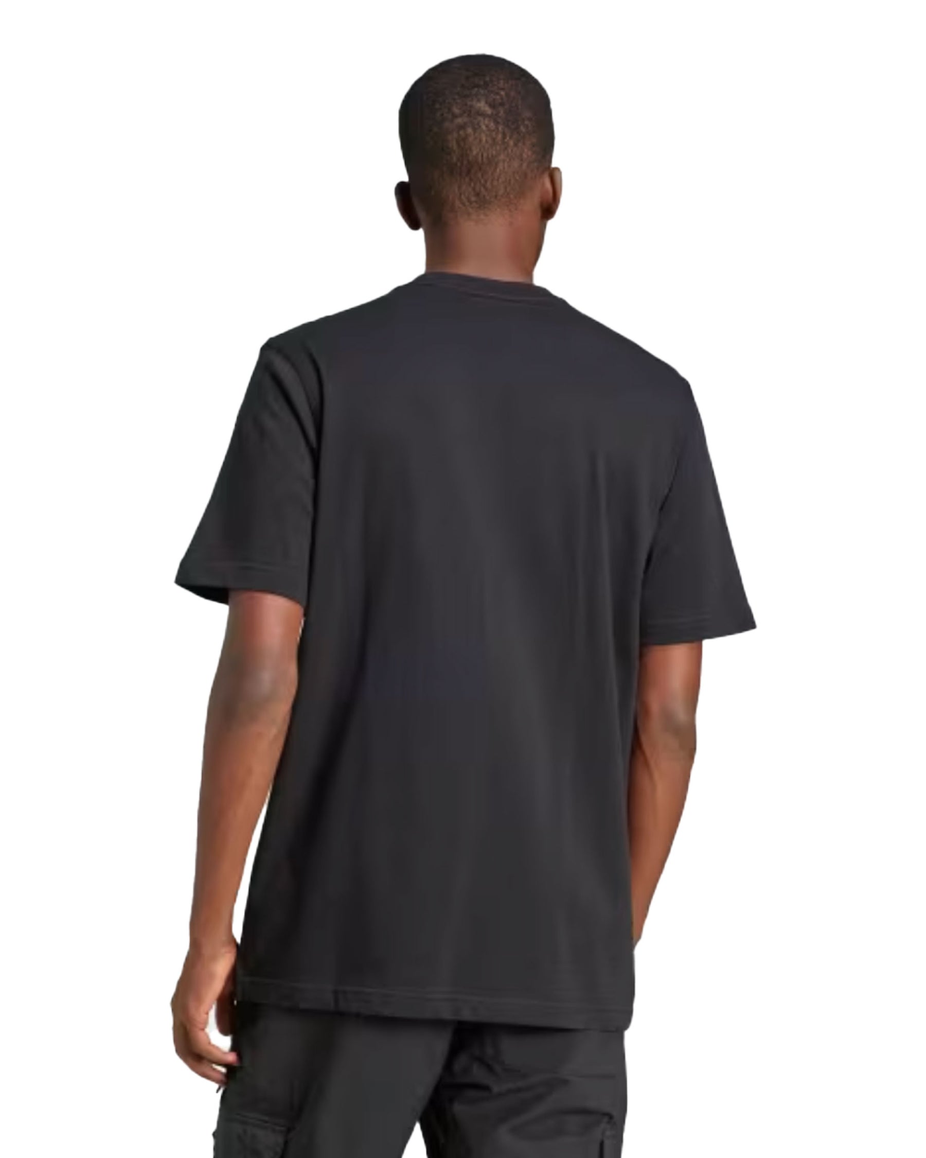 T-Shirt Uomo Adidas Basic Logo Black