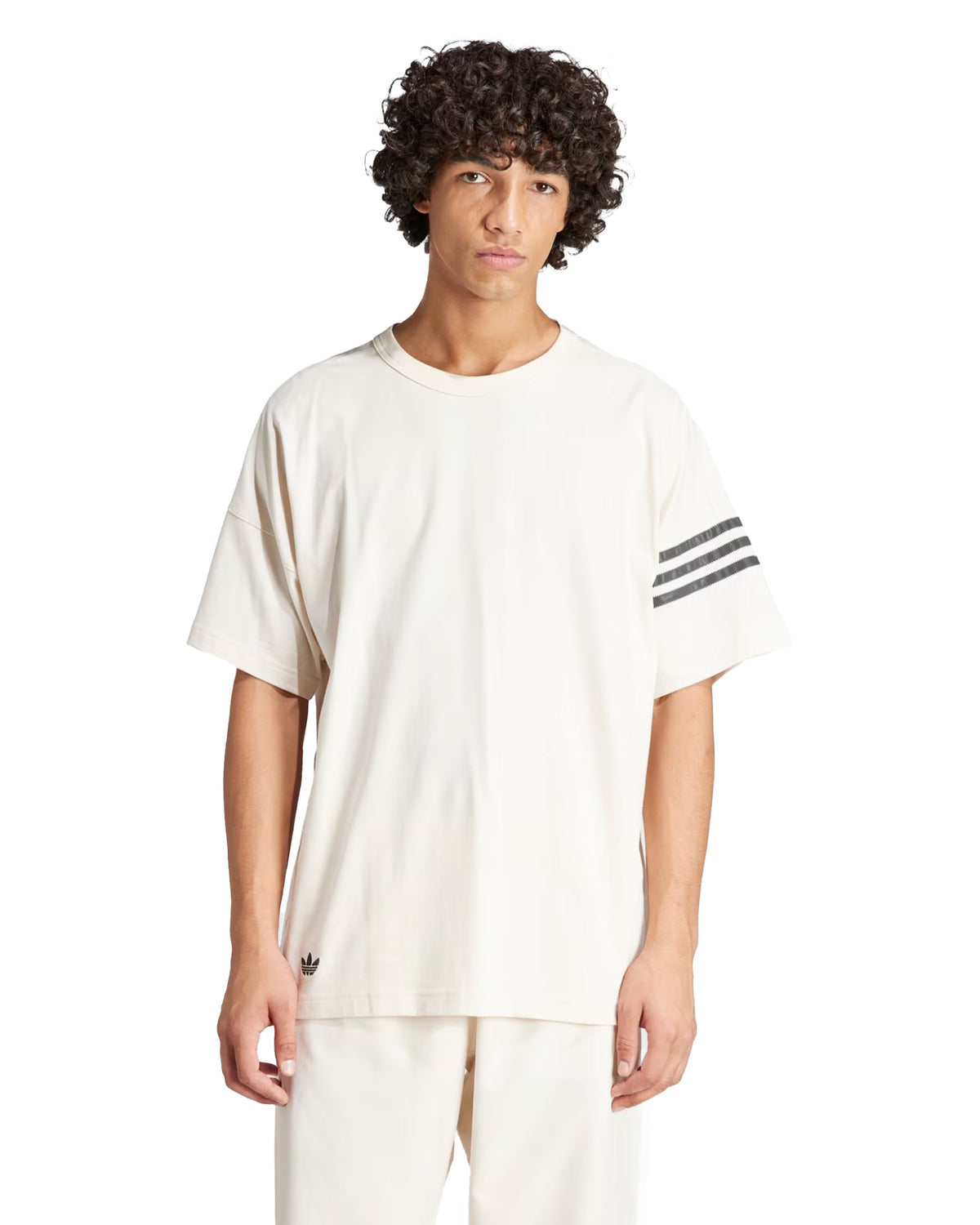 T-Shirt Uomo Adidas Neuclassic Panna