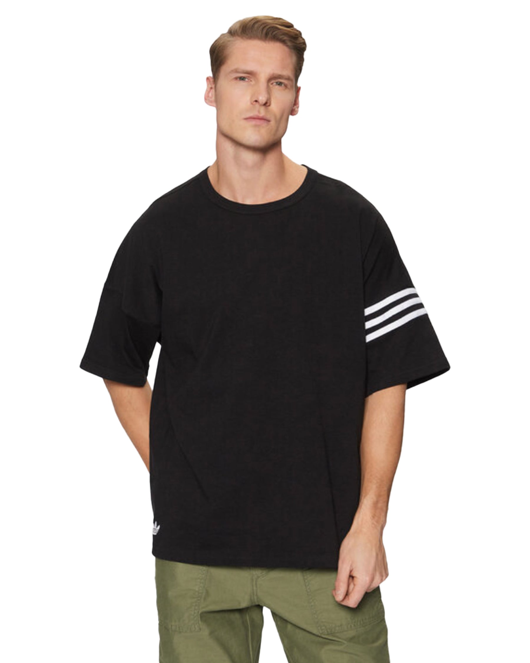 T-Shirt Uomo Adidas Neuclassics Nero