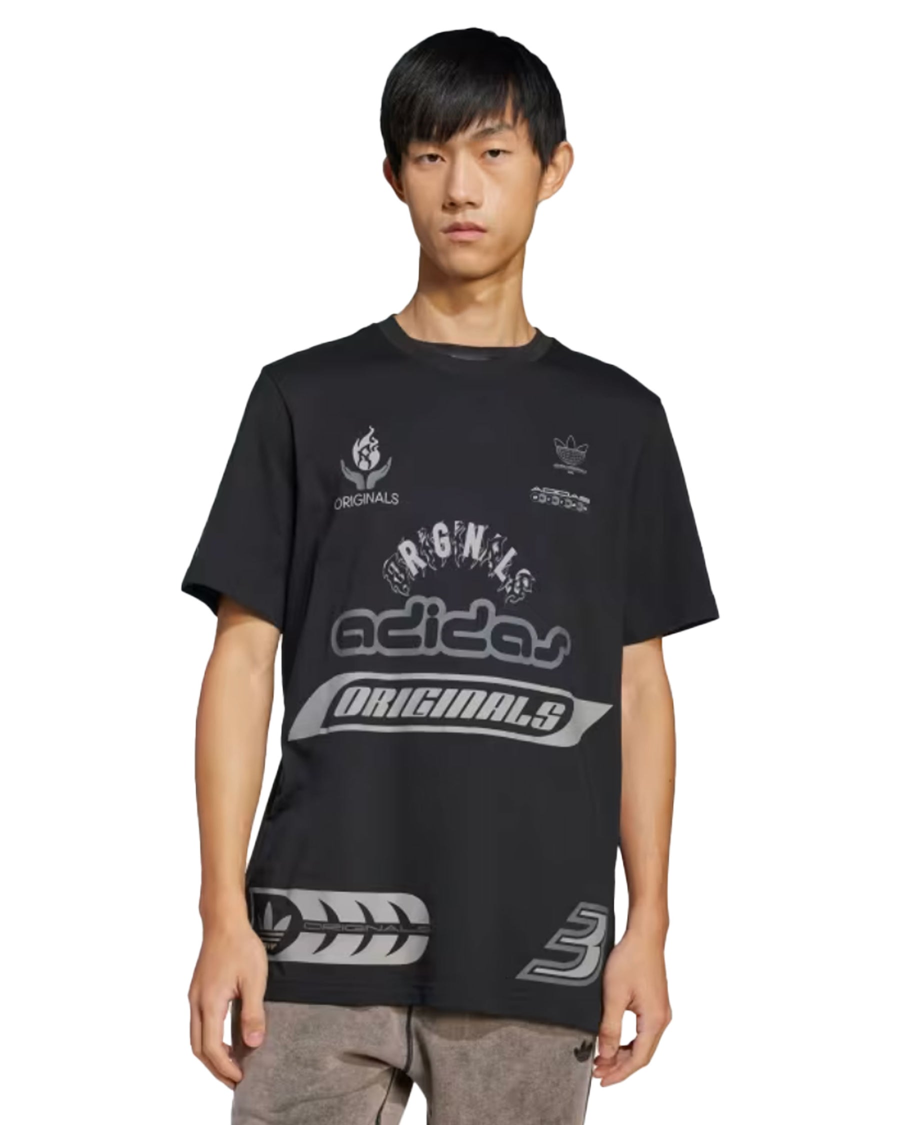 T-Shirt Uomo Adidas Q12 Ts Sponsor Black