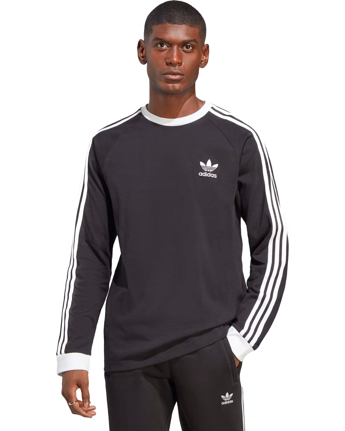 T-Shirt Uomo Adidas T-shirt 3-Stripes Nero
