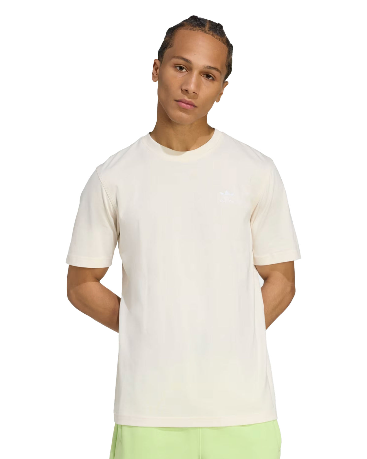 T-Shirt Uomo Adidas Trefoil Ess Tee Wonwhi-White