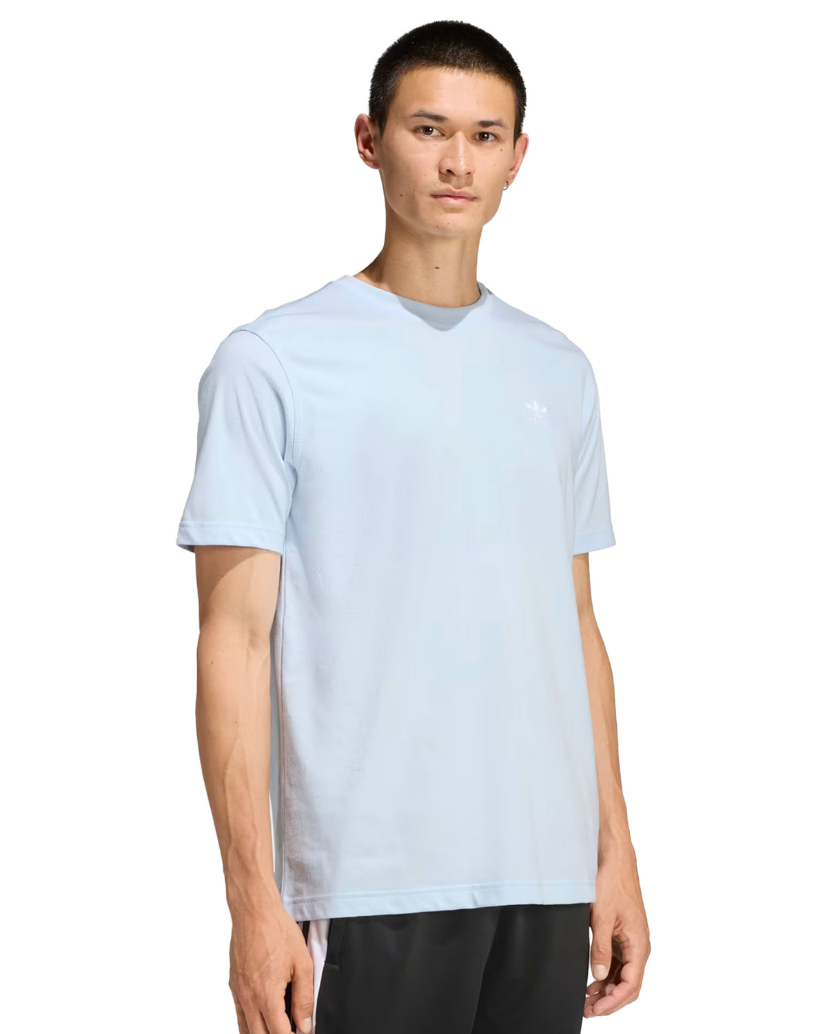 T-Shirt Uomo Adidas Trefoil Essentials Celeste