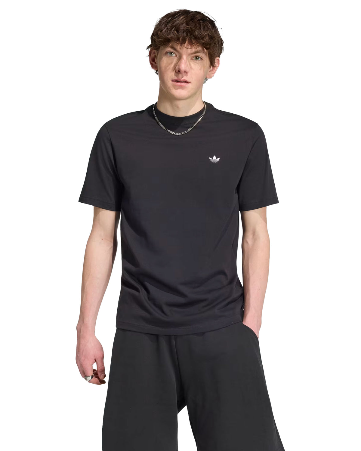 T-Shirt Uomo Adidas Trefoil Essentials Nera