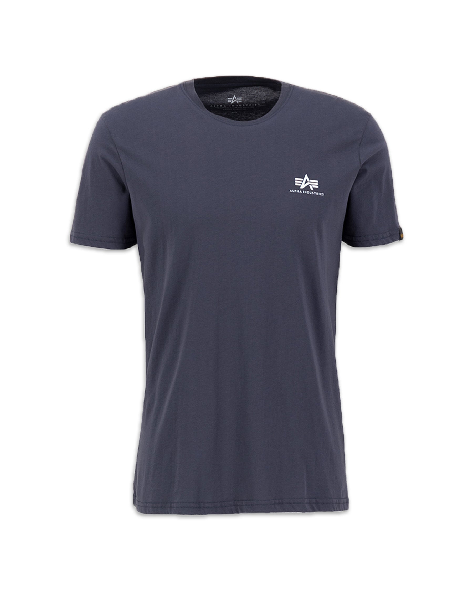 Man Tee Alpha Industries Basic Small Logo Blue