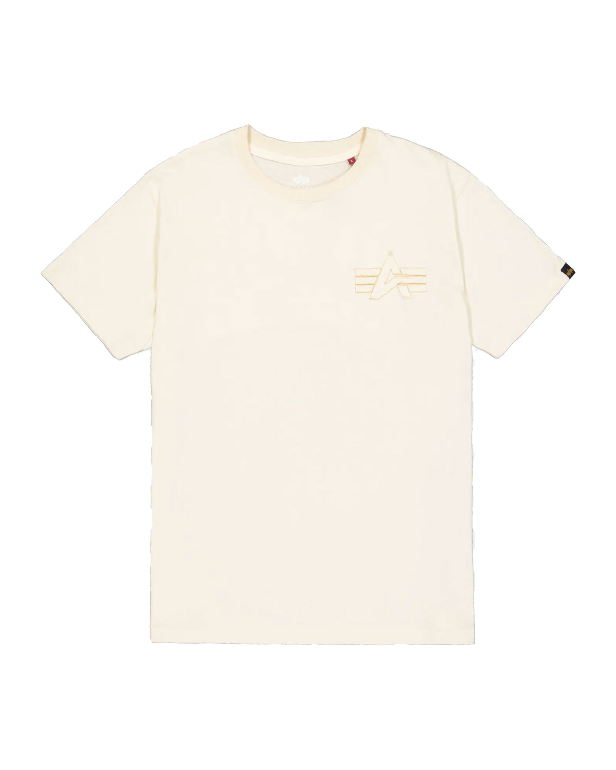 T-Shirt Uomo Alpha Industries Coach Tee Be Vintage White