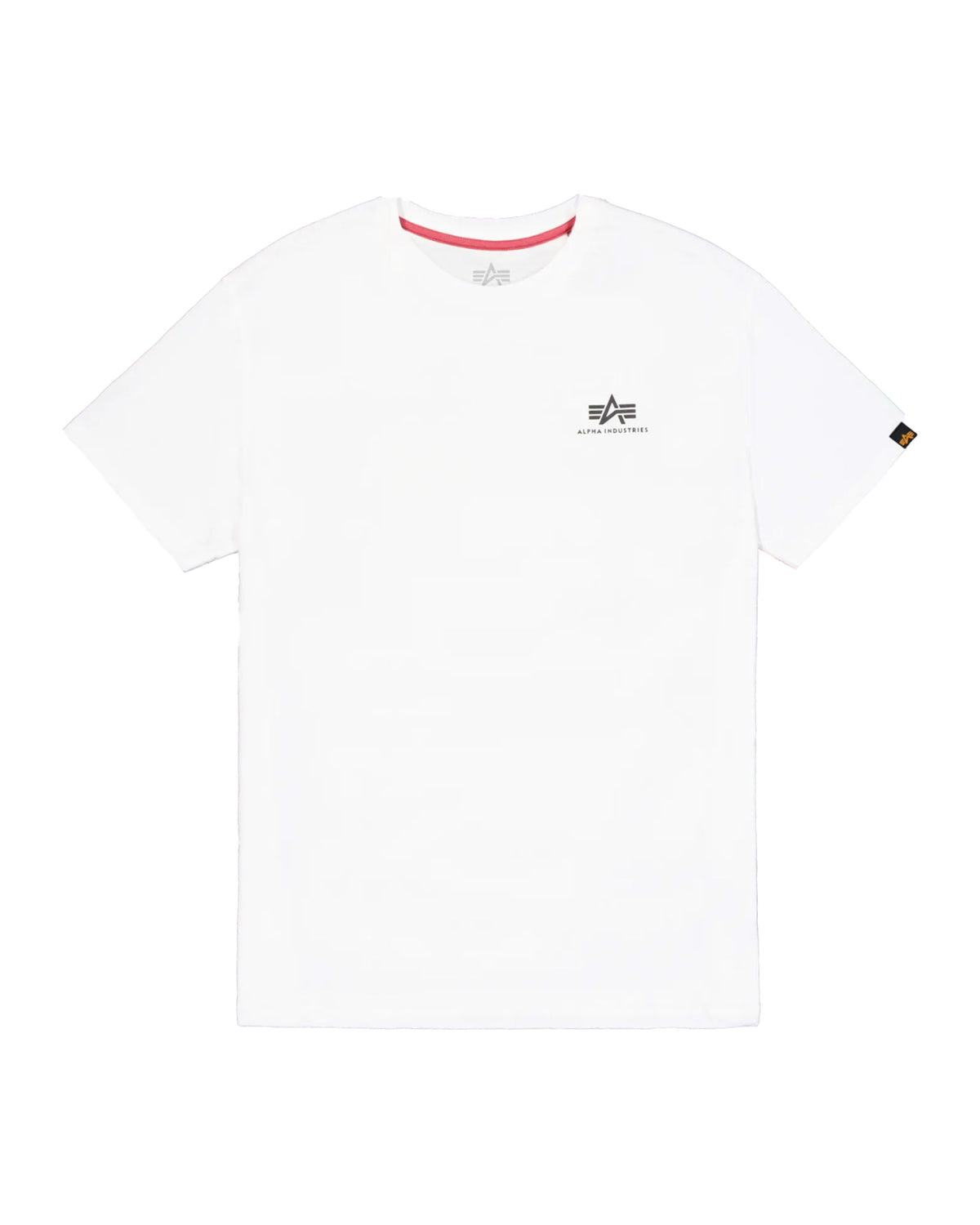 T-Shirt Uomo Alpha Industries Heritage Backprint Bianco
