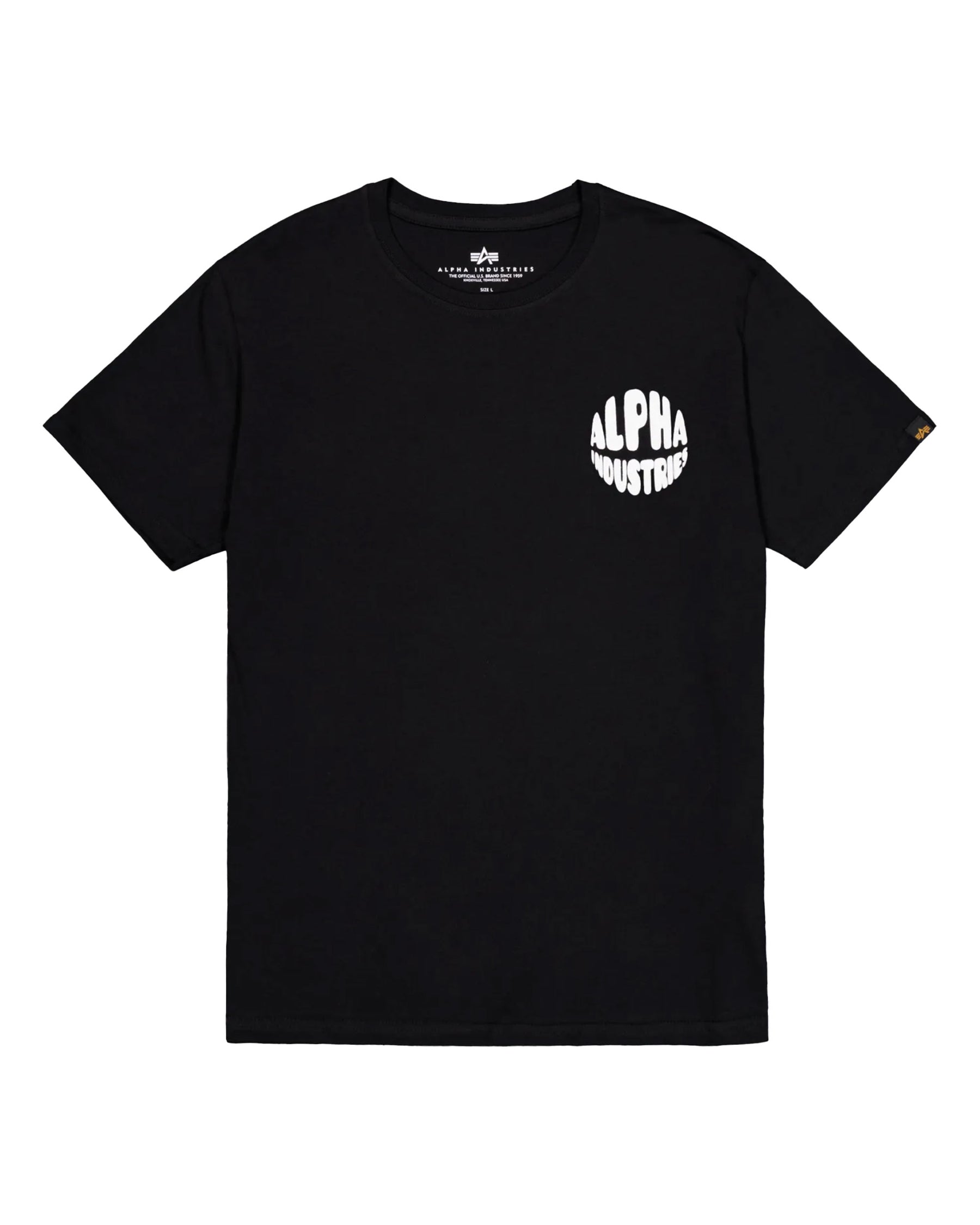 T-Shirt Uomo Alpha Industries Logo Tee BP Nero