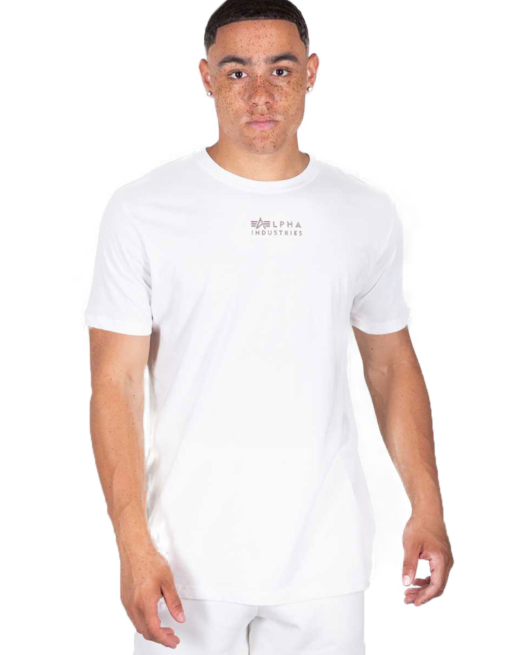 Man Tee Alpha Industries Organic White