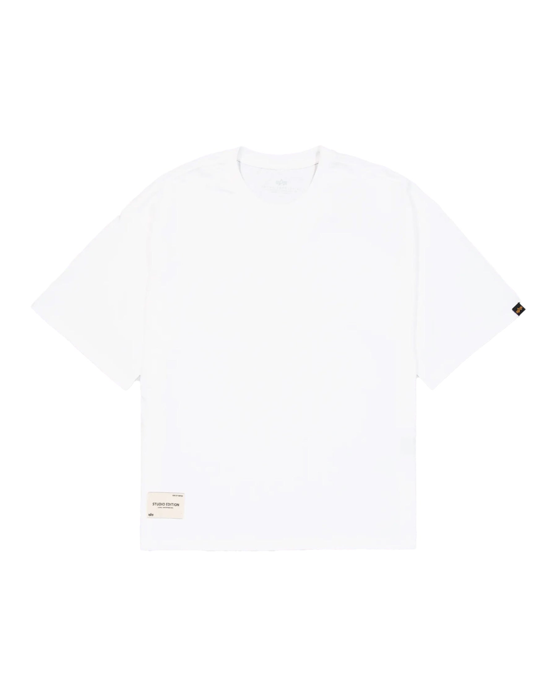 T-Shirt Uomo Alpha Industries Studio Edition Bianco