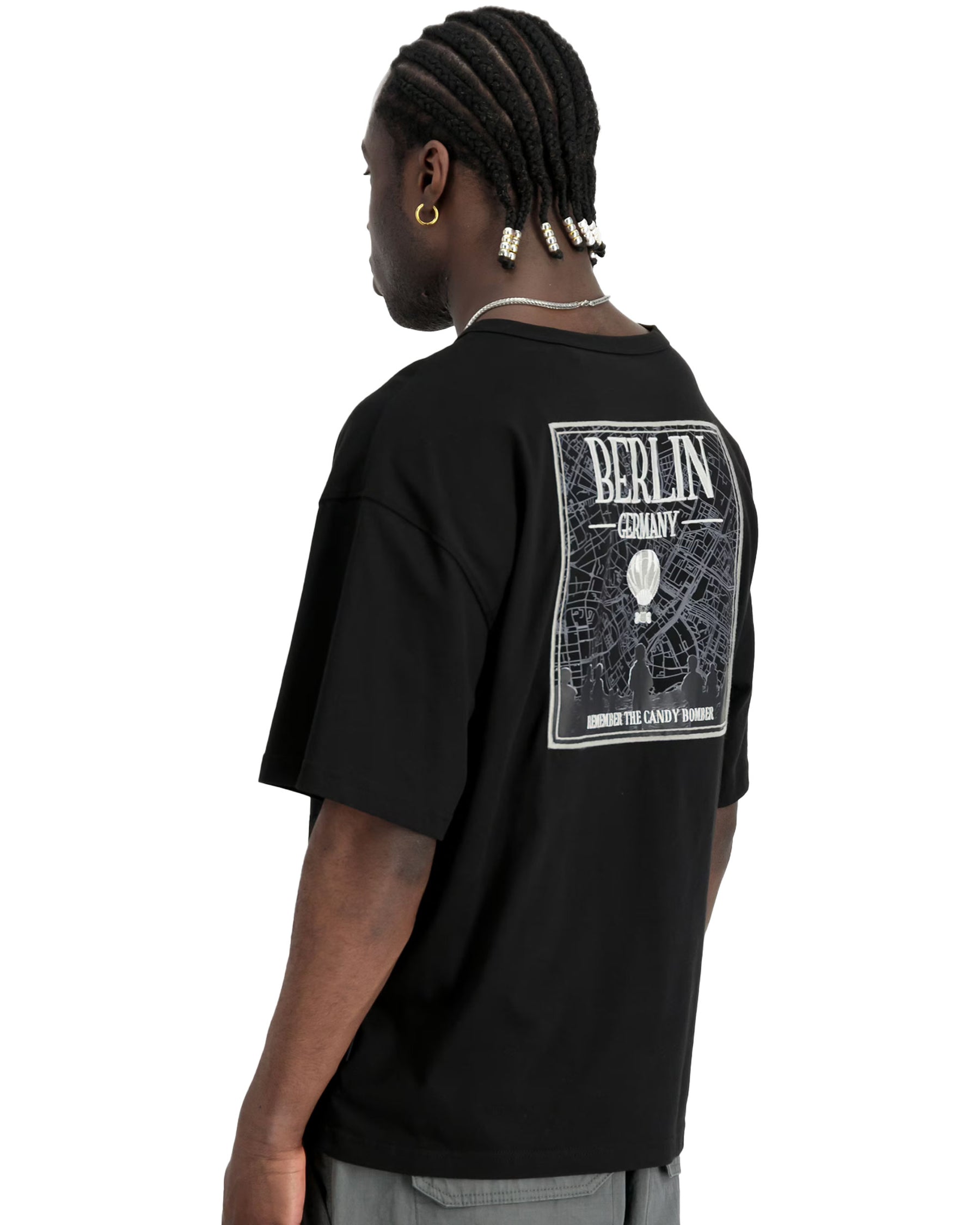 T-Shirt Uomo Alpha Industries Berlin Candy Bomber BP