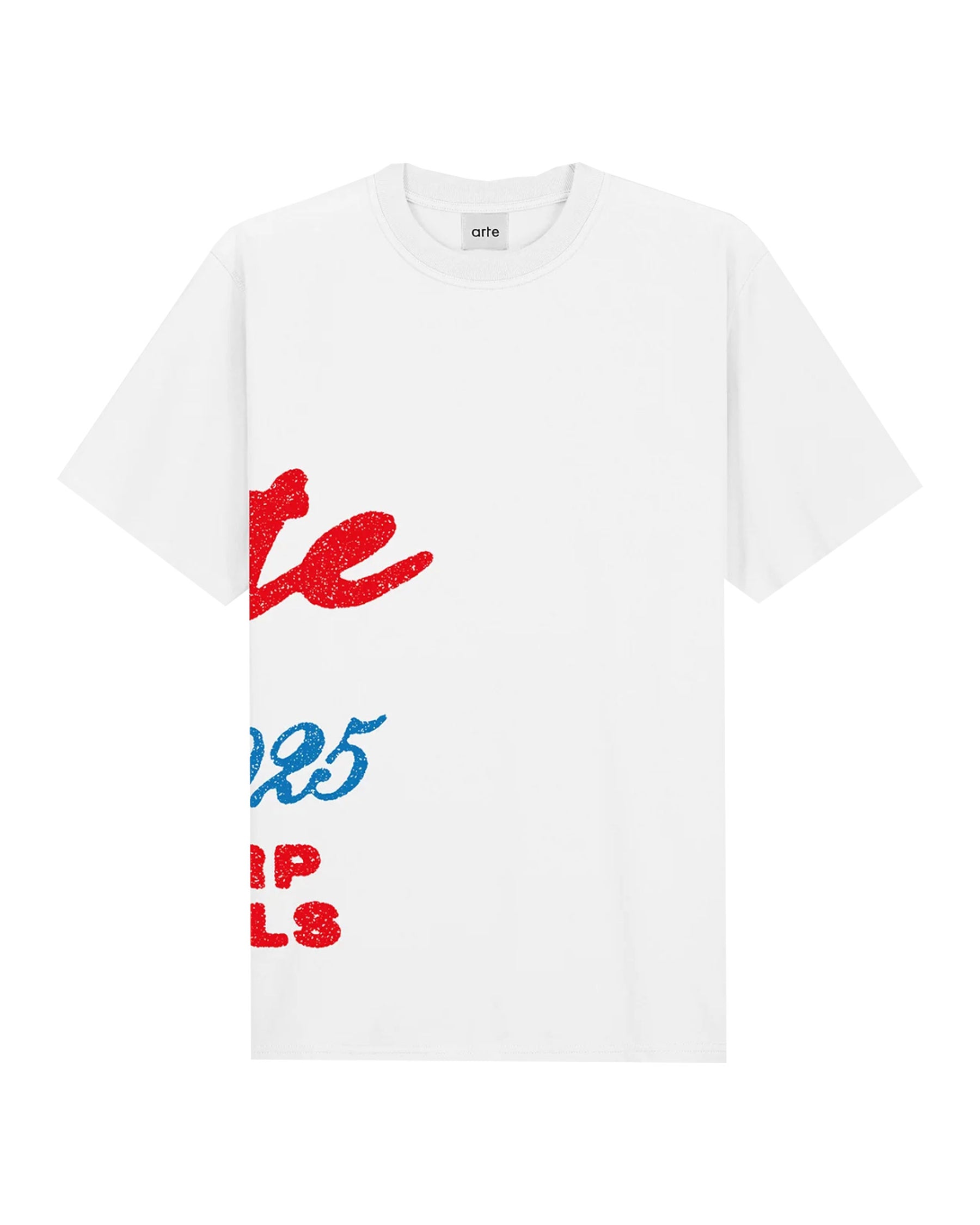T-Shirt Uomo Arte Antwerp Side Print Tee Bianco