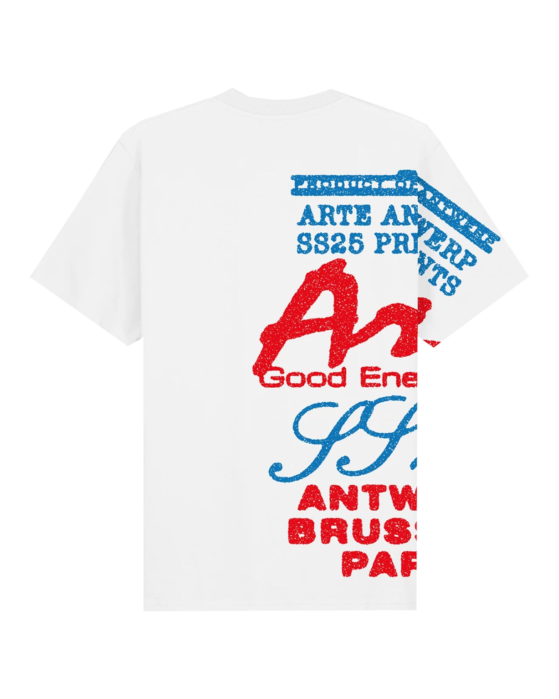 T-Shirt Uomo Arte Antwerp Side Print Tee Bianco