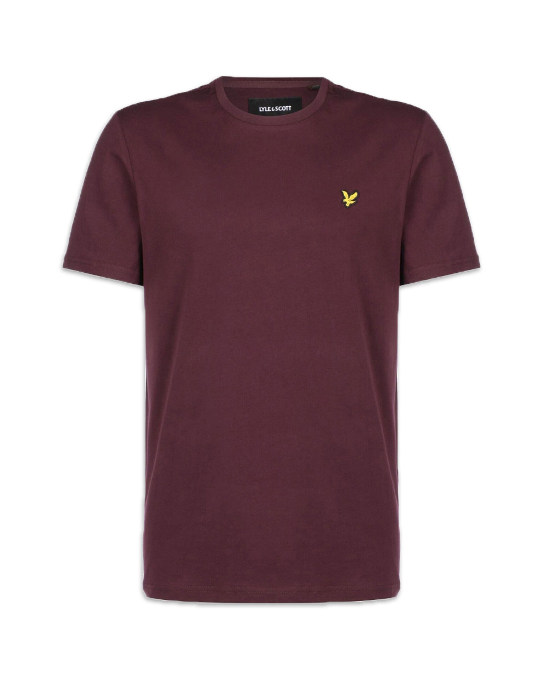 Man Tee Basic Logo Lyle And Scott Bordeaux