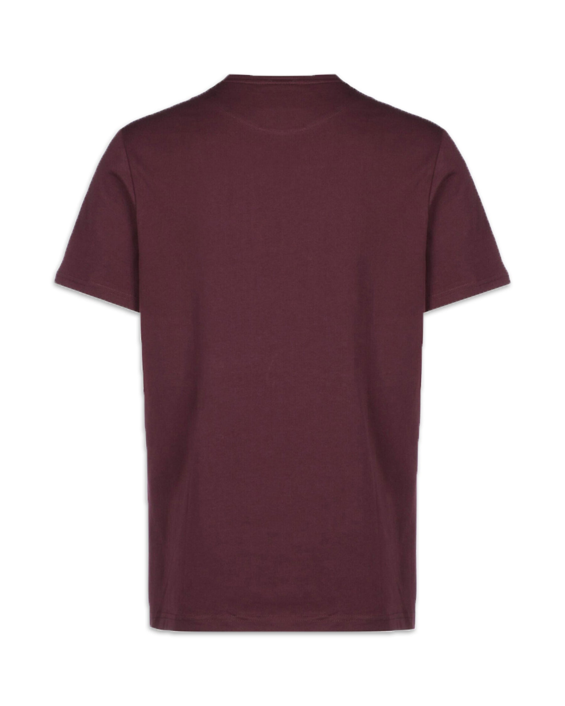 Man Tee Basic Logo Lyle And Scott Bordeaux