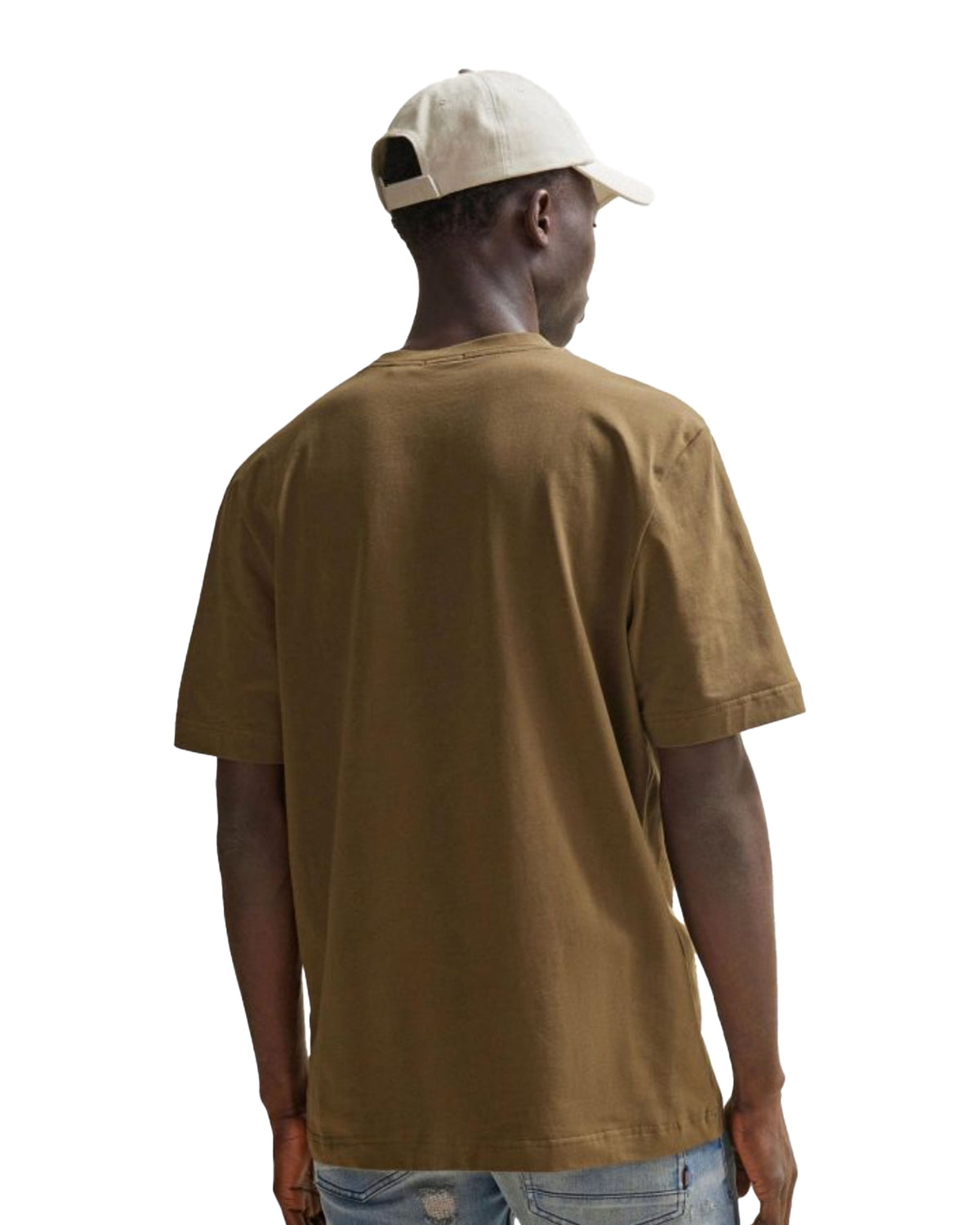 T-Shirt Uomo Boss T-Chup Verde Militare