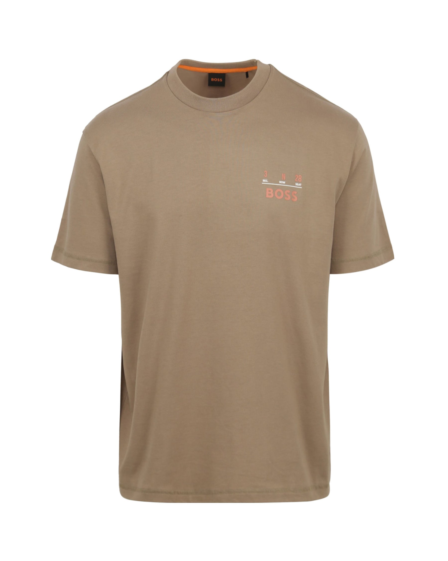 Man Tee Boss Te Records Open Brown