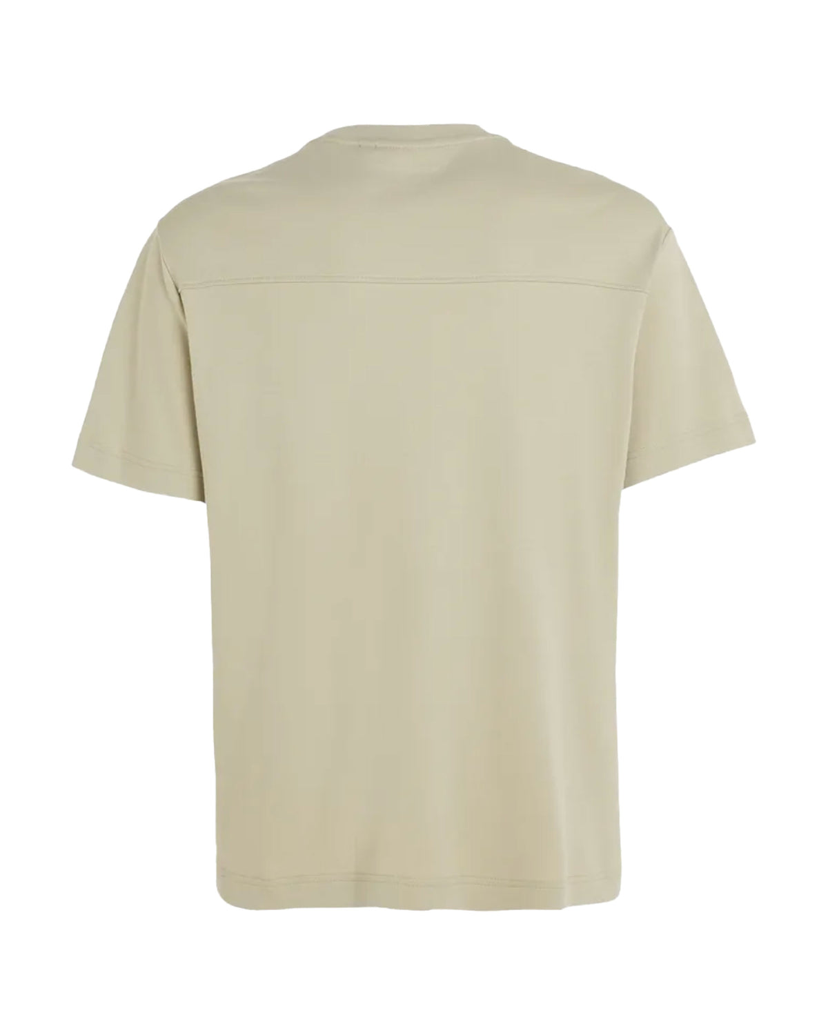T-Shirt Uomo Calvin Klein Comfort Debossed Logo Beige