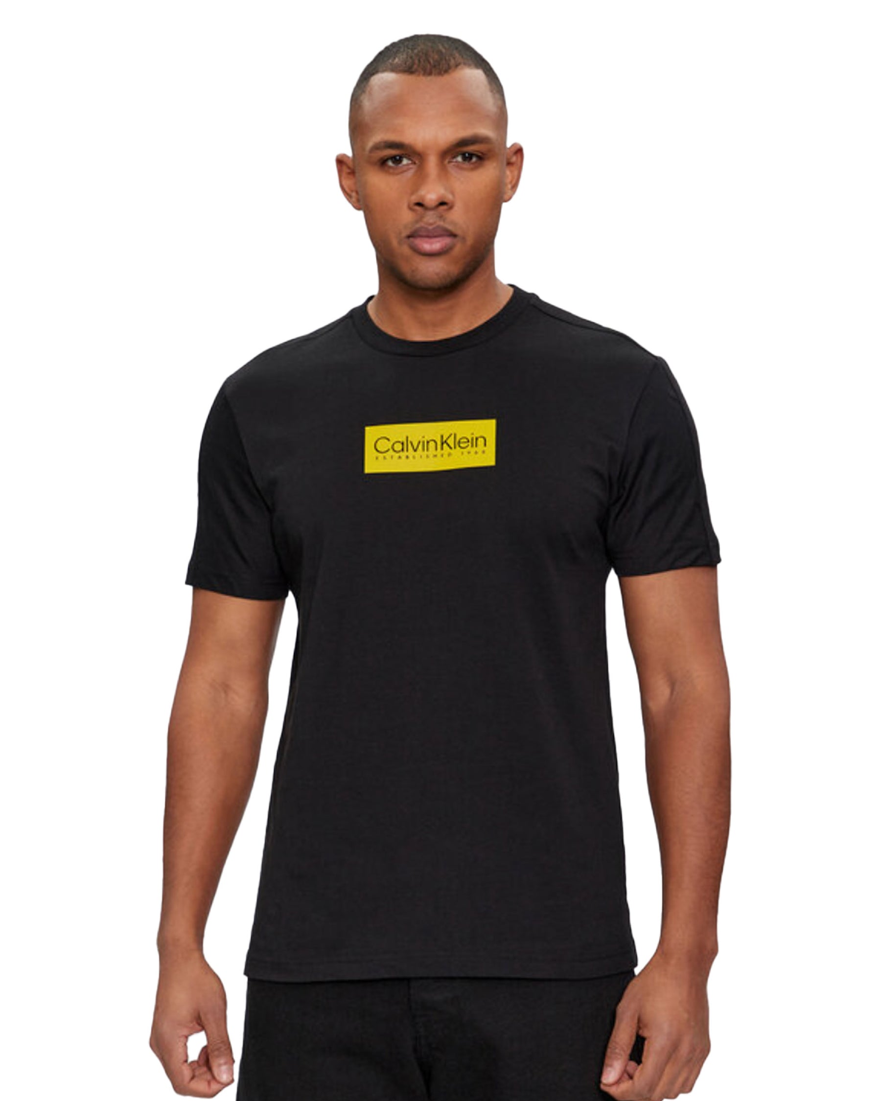 T-Shirt Uomo Calvin Klein Raised Rubber Logo