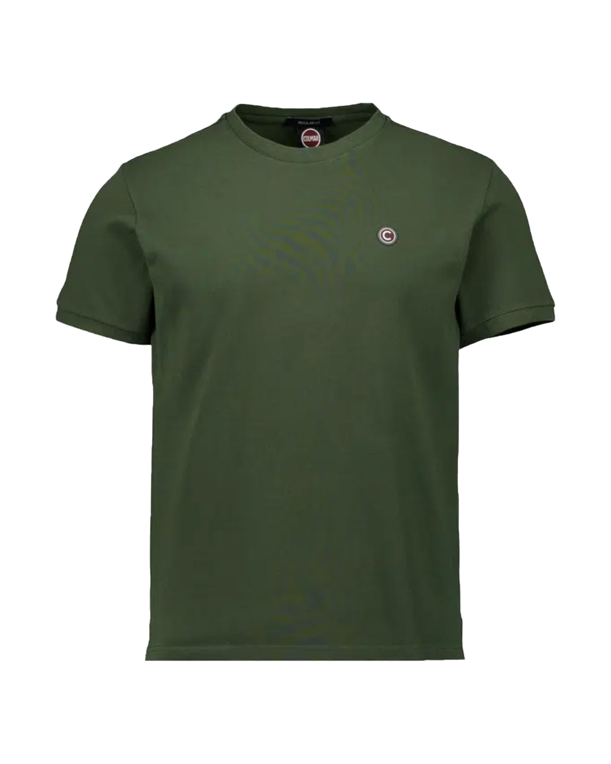 T-Shirt Uomo Colmar Originals Basic Logo Verde Militare
