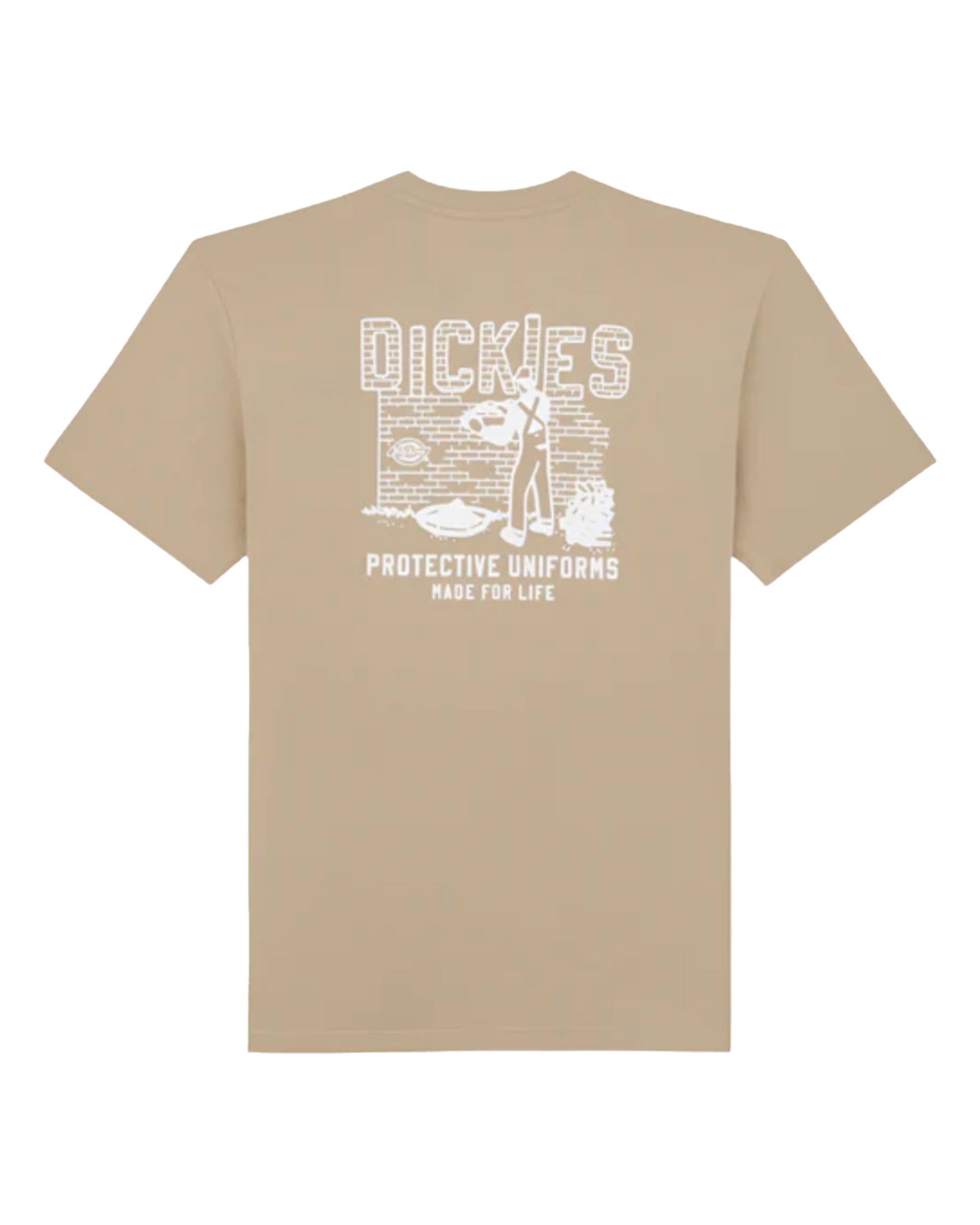 Man's Tee Dickies Bricklane Ss Desert Sand