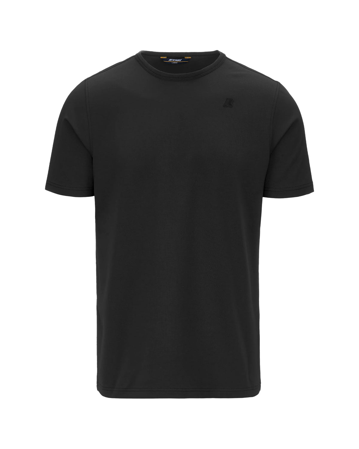 T-Shirt Uomo K-Way Adame Light Stretch Jersey Nero