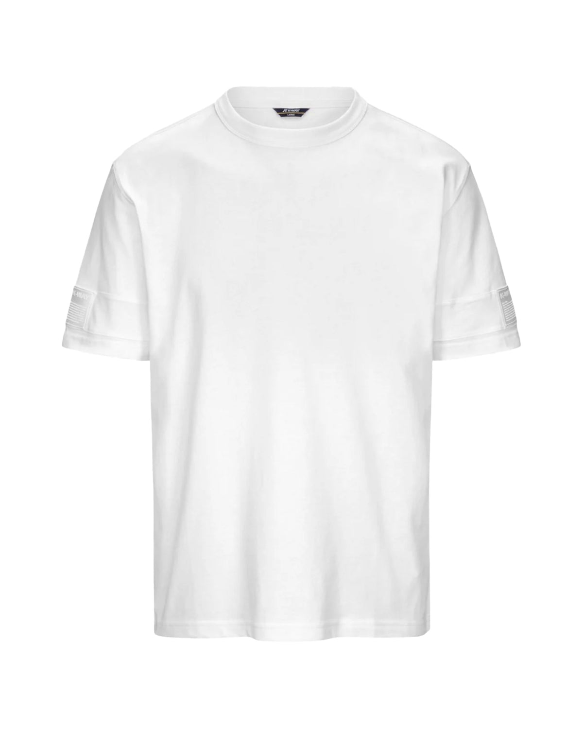 T-Shirt Uomo K-Way Fantome Double Label Bianco
