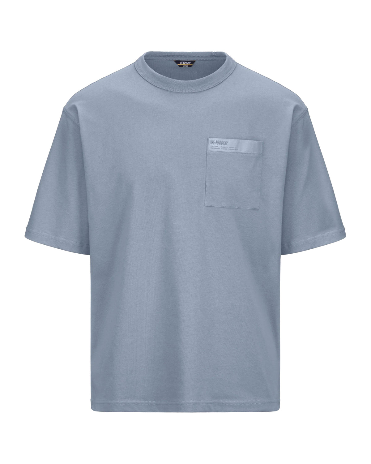 T-Shirt Uomo K-Way Fantome Pocket Grigio