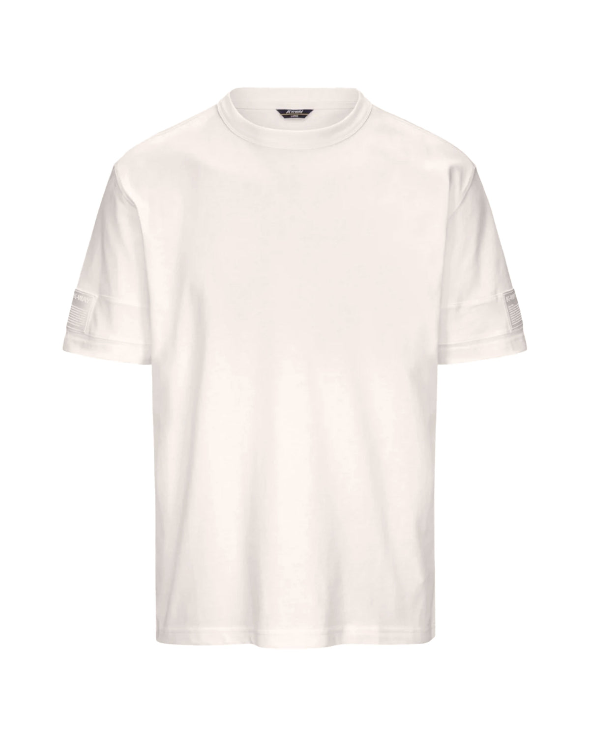 T-Shirt Uomo K-Way Fantome Sleeve Label Beige