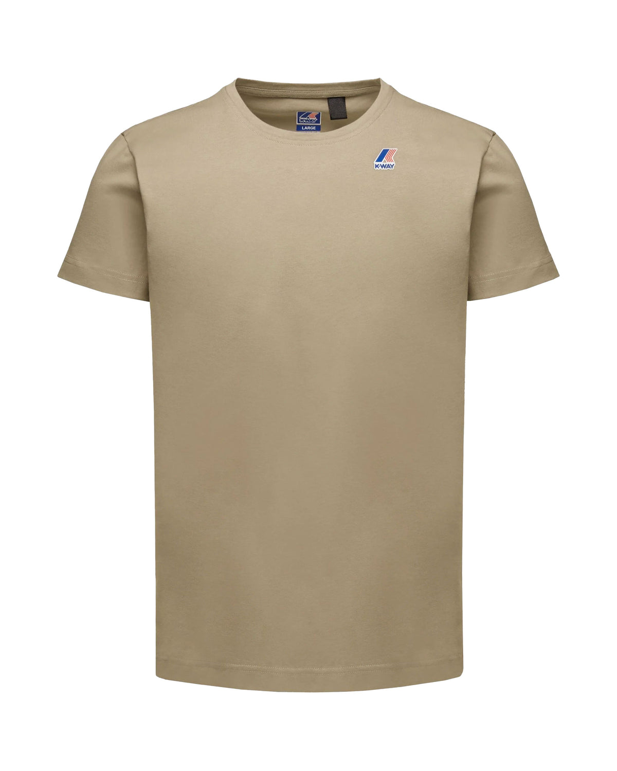 T-Shirt Uomo K-Way Le Vrai Edouard Beige