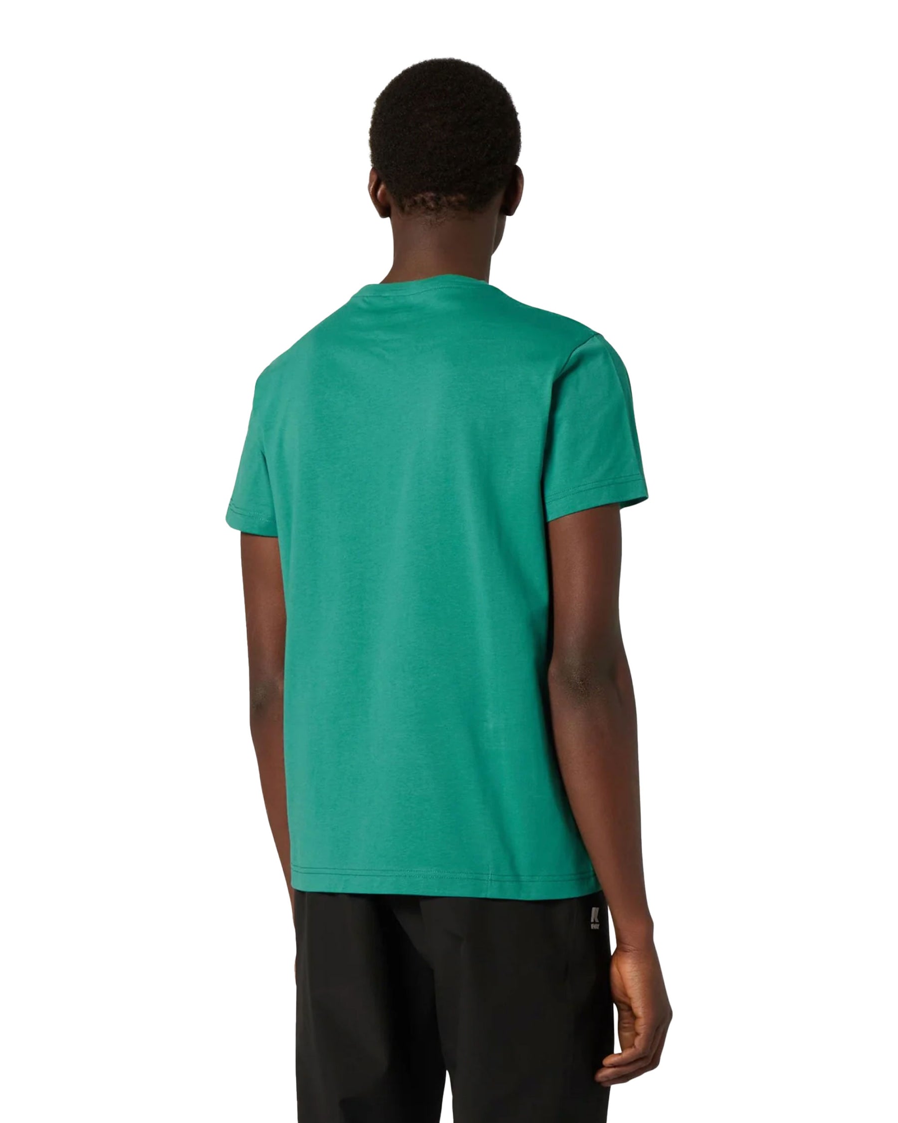 T-Shirt Uomo K-Way Le Vrai Edouard Verde