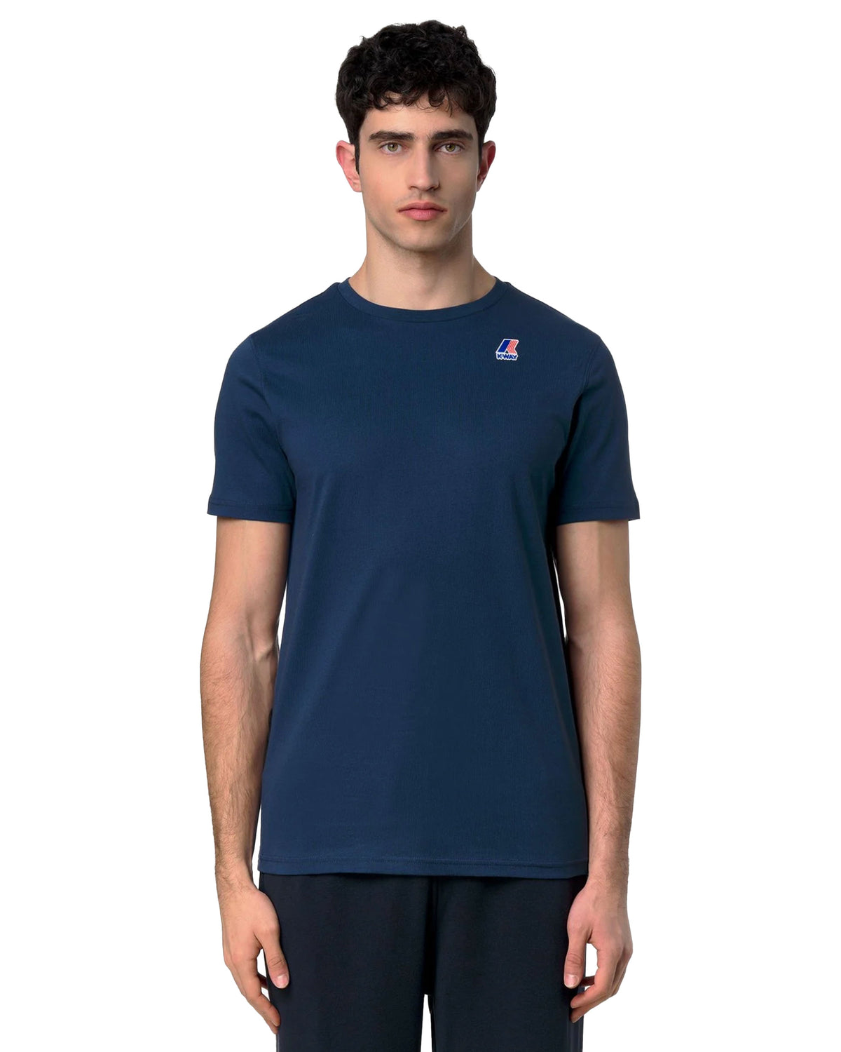 T-Shirt Uomo K-Way Leonide Blu Chiaro