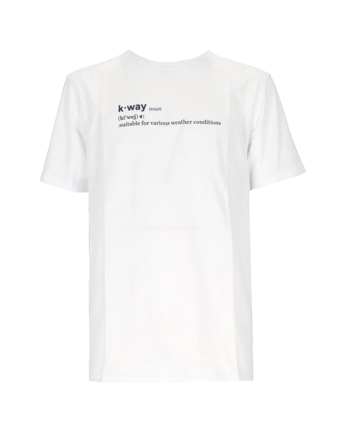 T-Shirt Uomo K-Way Odom AI Gen Jersei Bianco