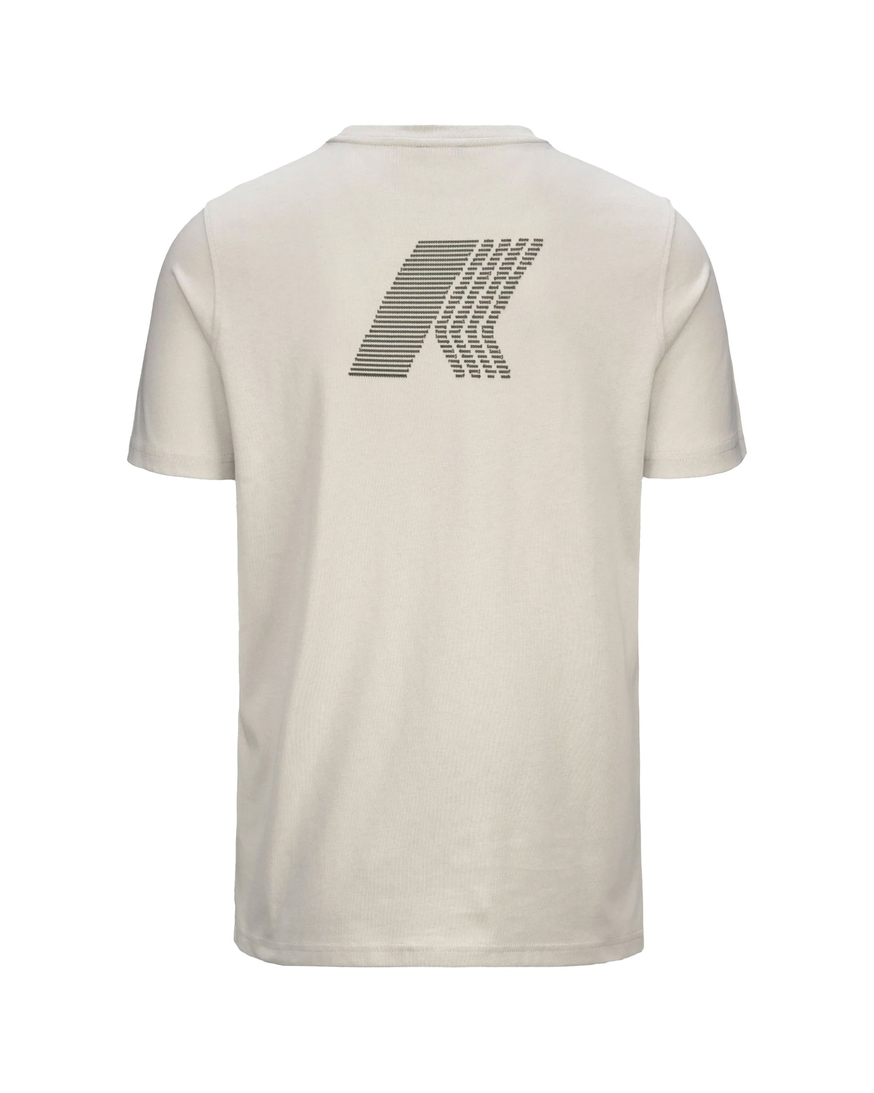 T-Shirt Uomo K-Way Odom Ascii Code Jersey Beige