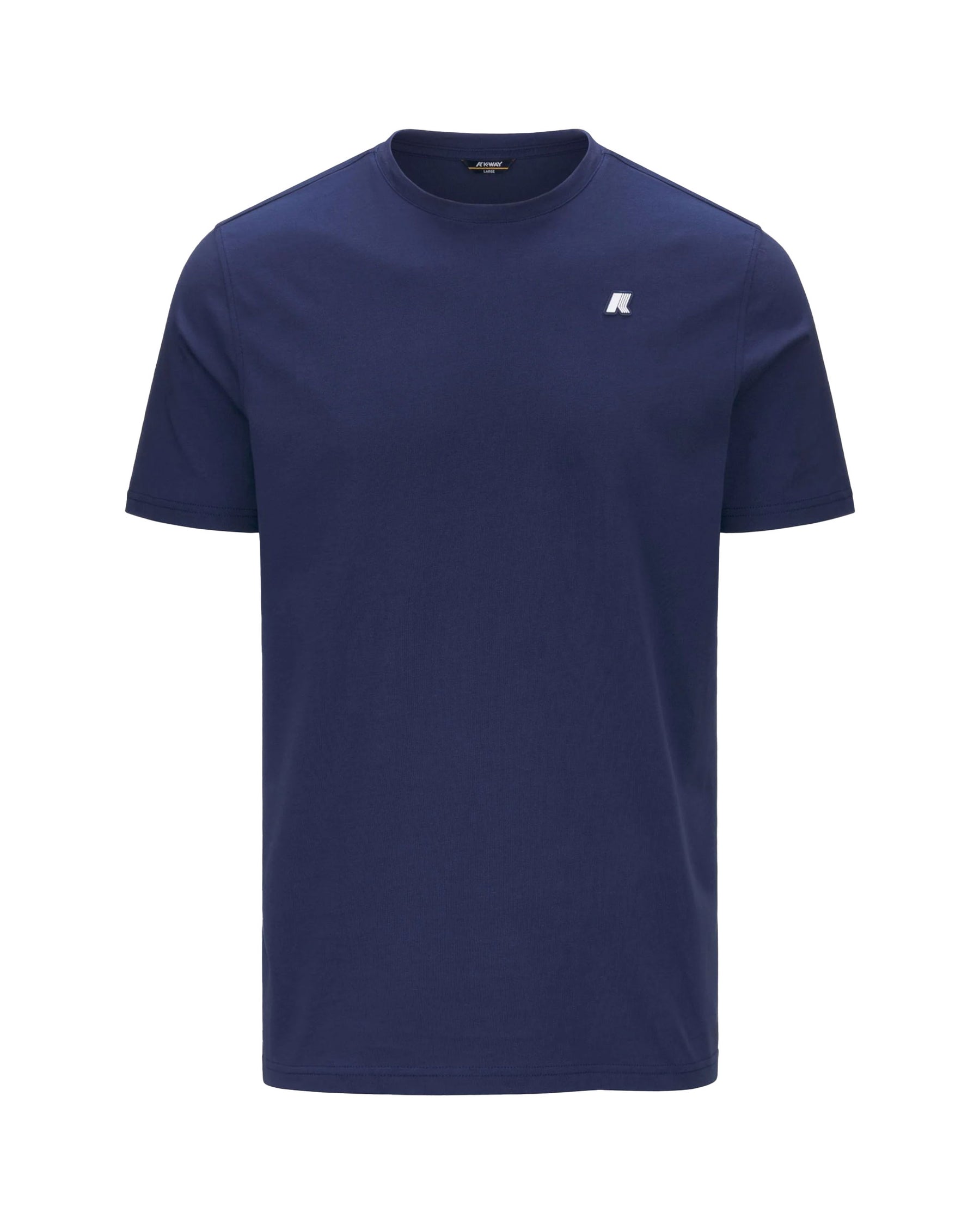 T-Shirt Uomo K-Way Odom Jersey Blu Chiaro