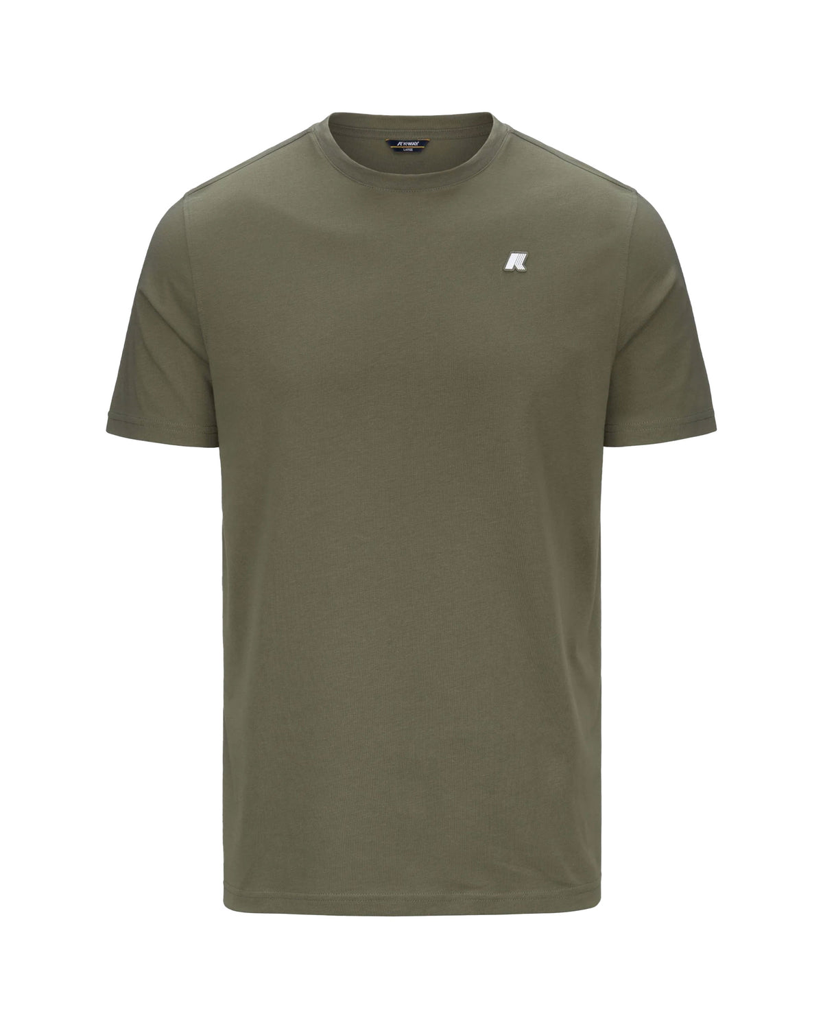 T-Shirt Uomo K-Way Odom Jersey Verde Militare