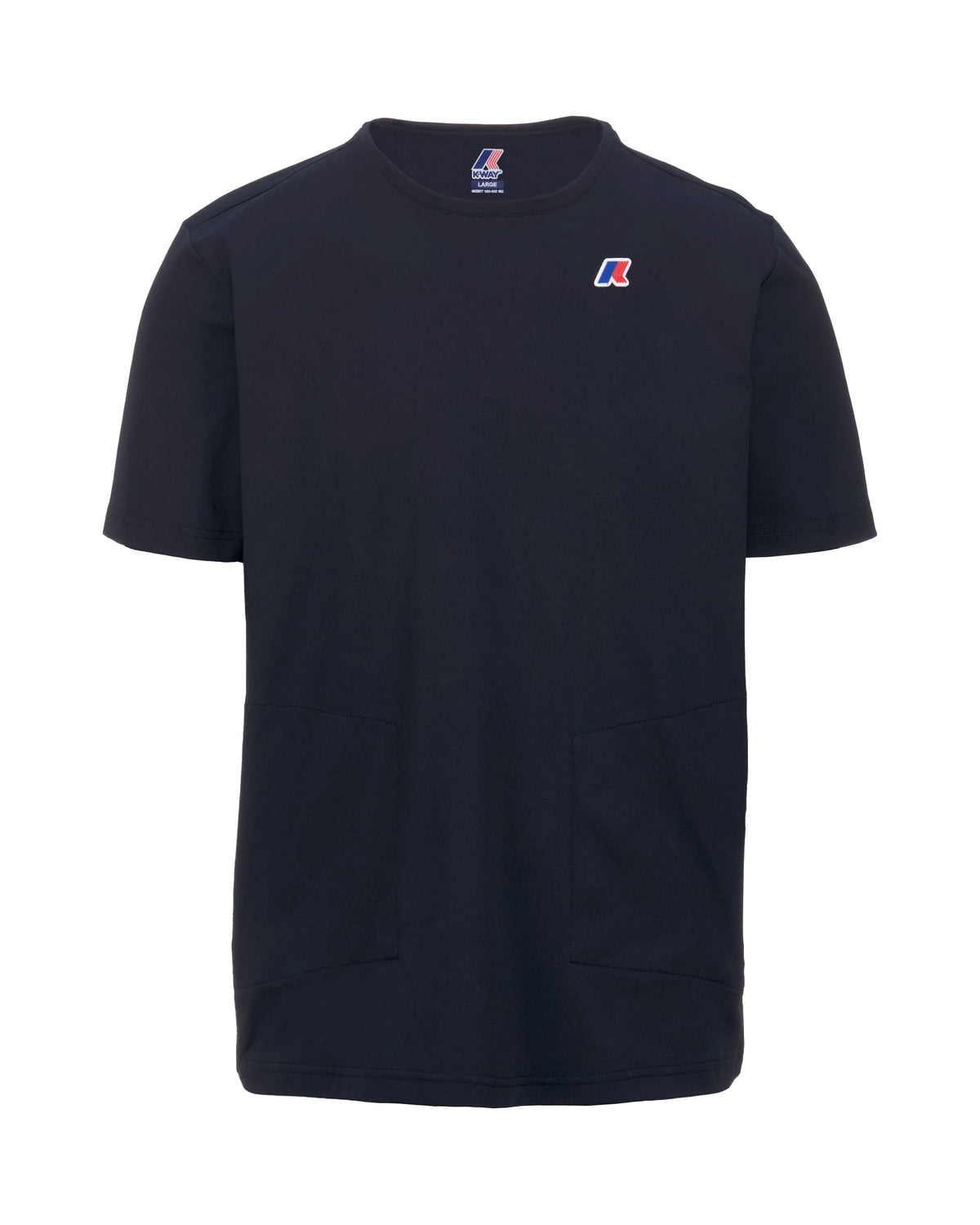 T-Shirt Uomo K-Way Seril Travel Blu