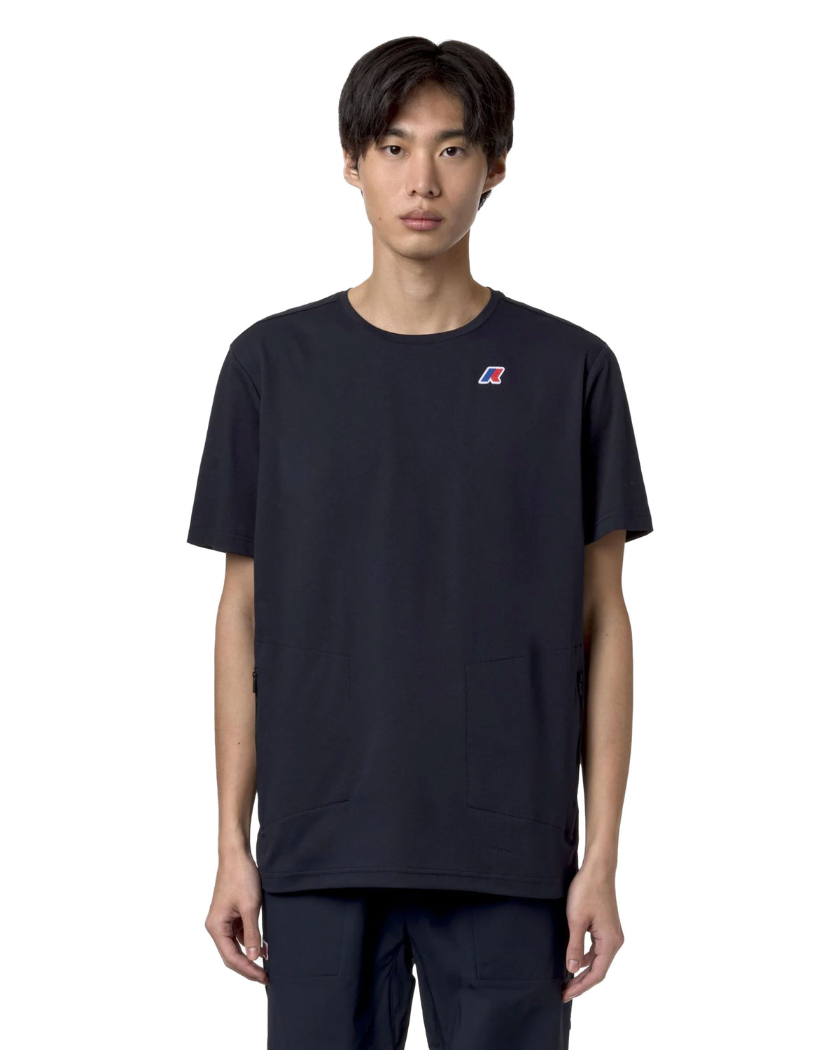 T-Shirt Uomo K-Way Seril Travel Blu