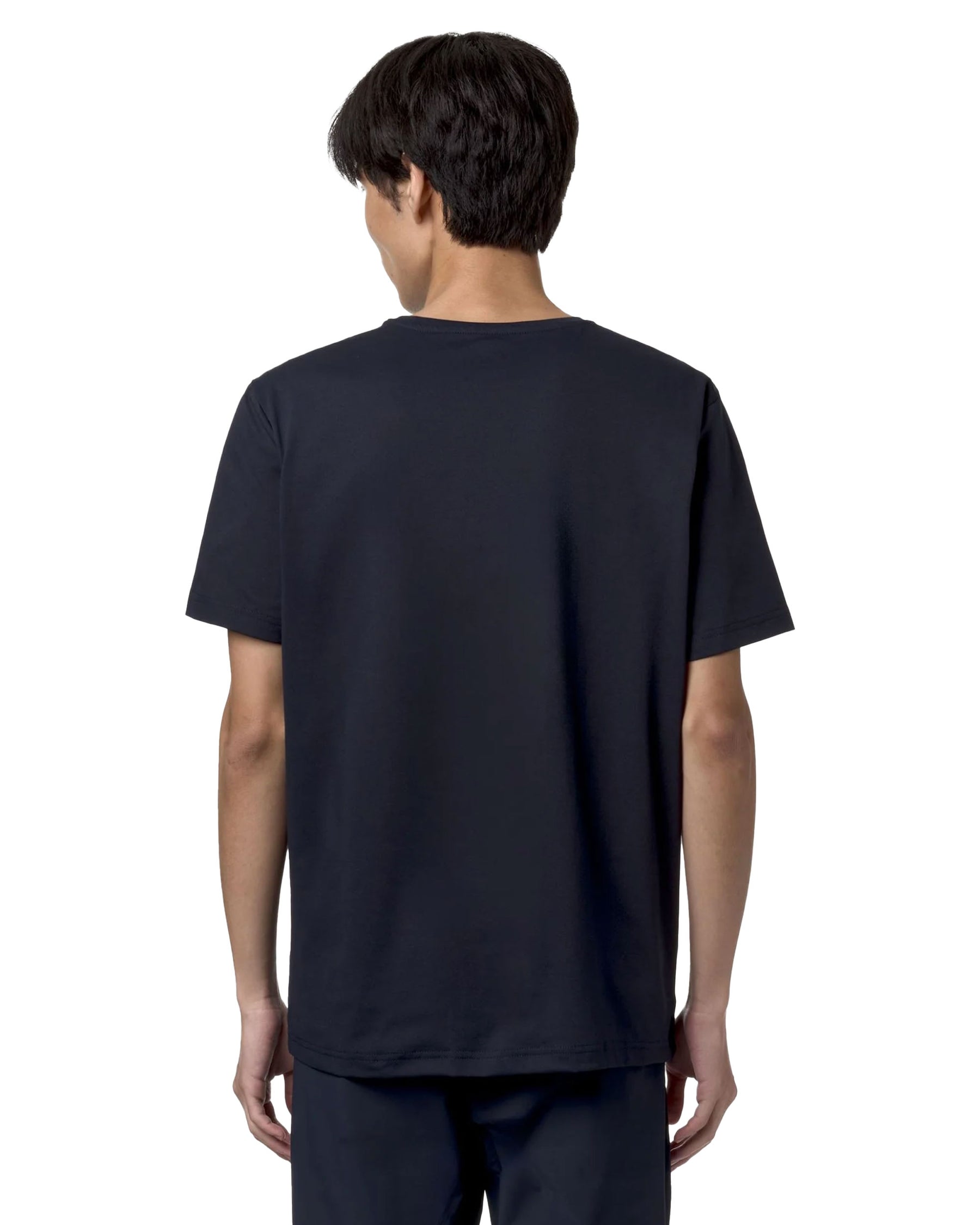 T-Shirt Uomo K-Way Seril Travel Blu