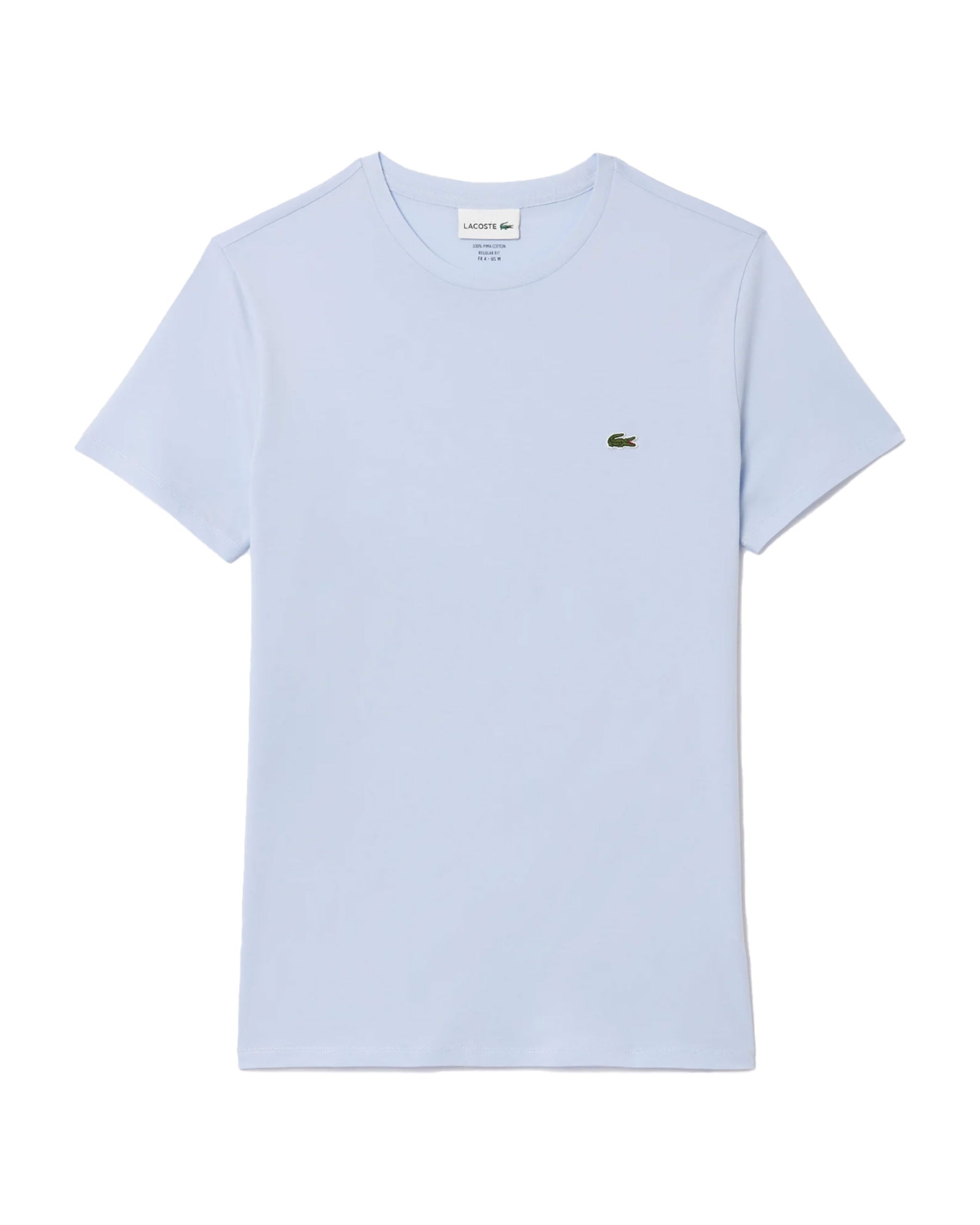 Man Tee Lacoste Classic Logo Light Blue