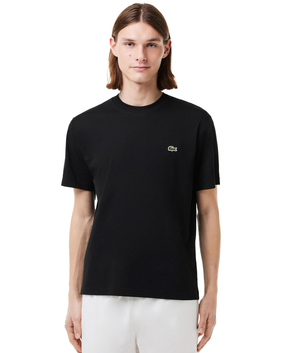 T-Shirt Uomo Lacoste Classic Logo Nero