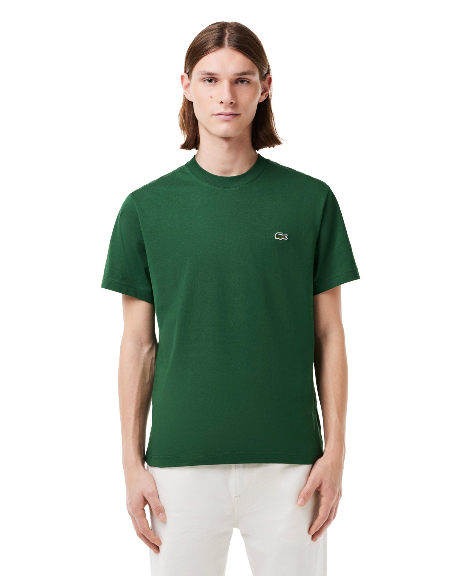 T-Shirt Uomo Lacoste Classic Logo Verde