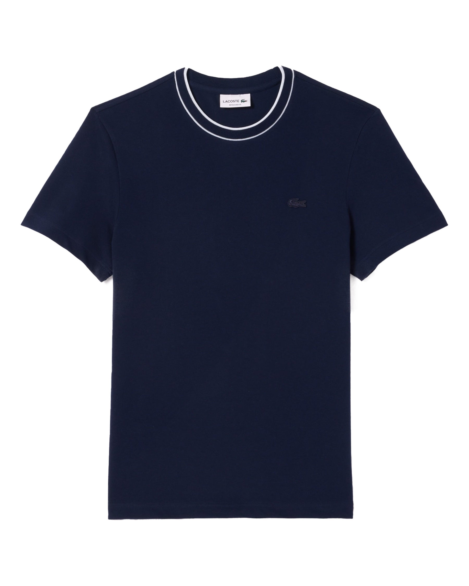 T-Shirt Uomo Lacoste Elasticizzata Blu