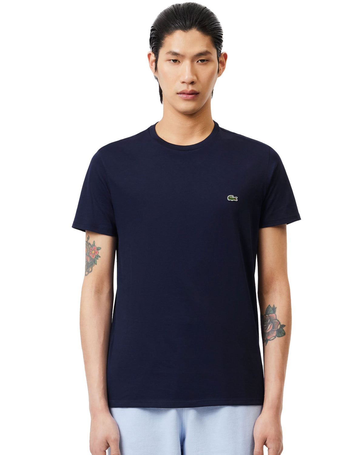 T-Shirt Uomo Lacoste Pima Blu