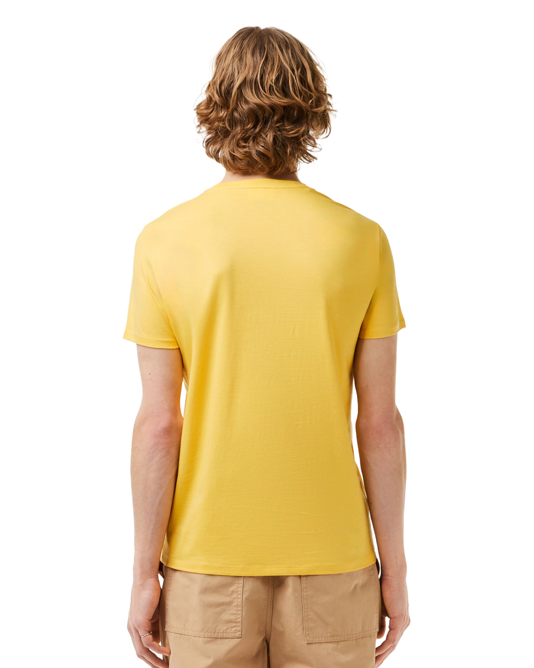 Man Tee Lacoste Pima Yellow