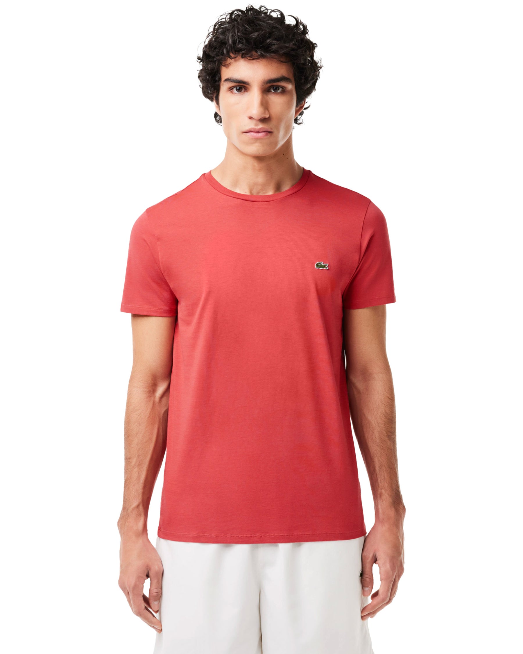 Man Tee Lacoste Pima Pink