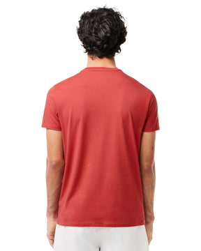 T-Shirt Uomo Lacoste Pima Rosa