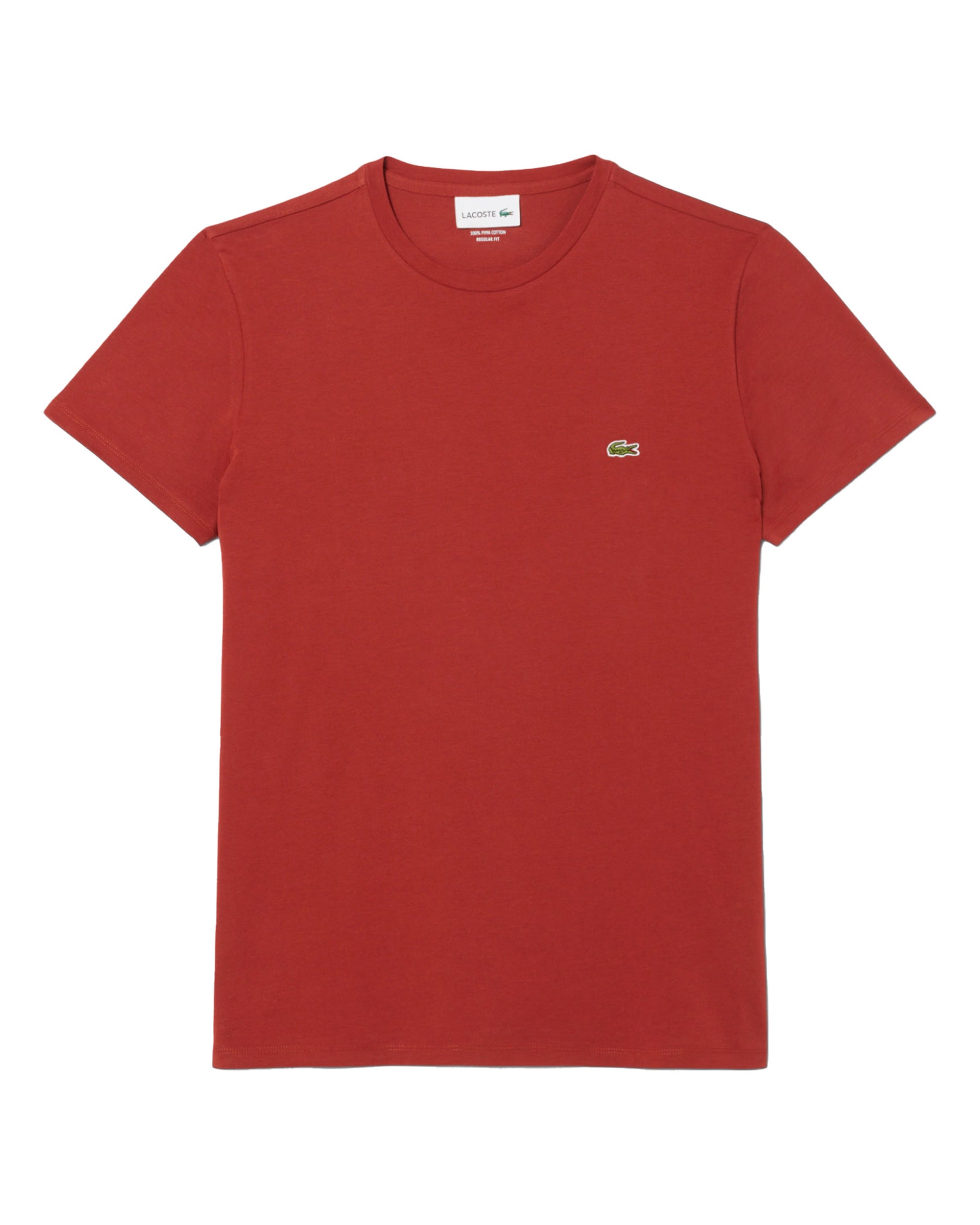 T-Shirt Uomo Lacoste Pima Ruggine