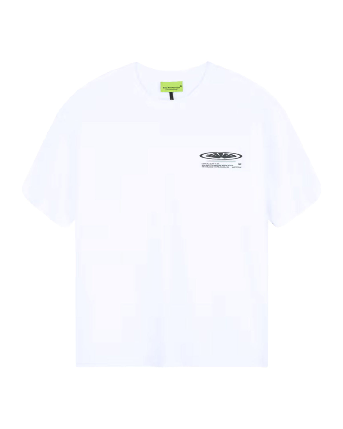 T-Shirt Uomo New Amsterdam Surfassociation Shaper Tee Overdyed White